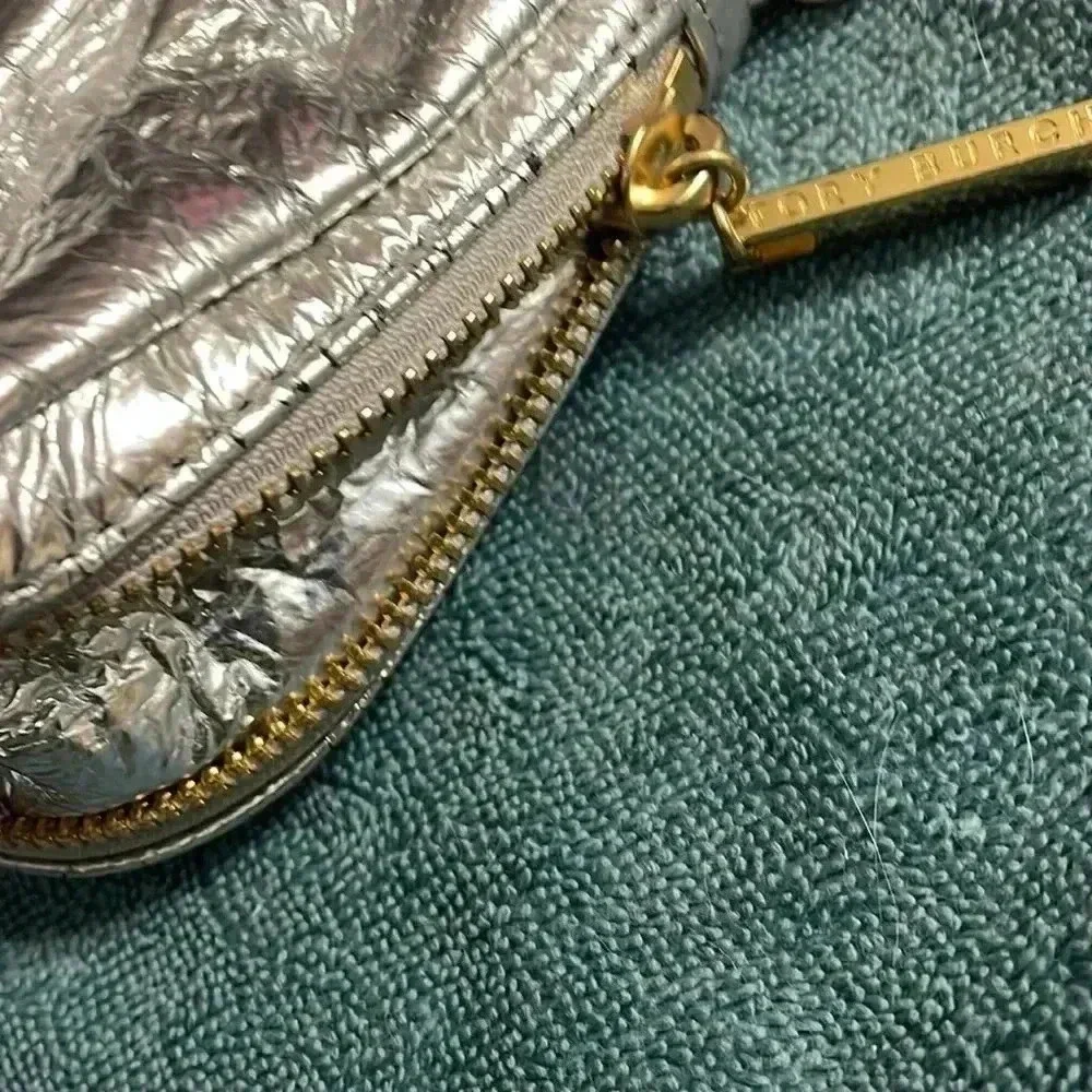 Tory Burch metallic cross bag